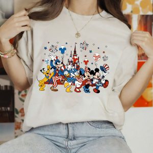 Disney Freedom Mickey Mouse And Friends 4th Of July Shirt 3