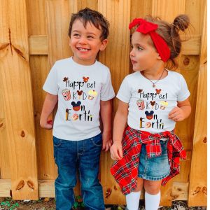 Disney Happiest Mom Dad And Kid Disneyworld T Shirt 3