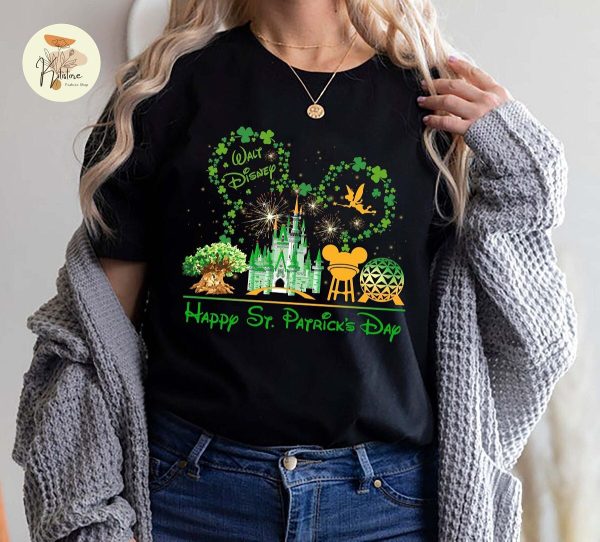 Disney Happy St Patrick’s Day Disneyland Trip T Shirt