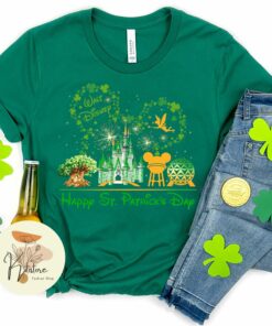 Disney Happy St Patrick's Day Disneyland Trip T Shirt 1 Disney Happy St Patricks Day Disneyland Trip T Shirt 2