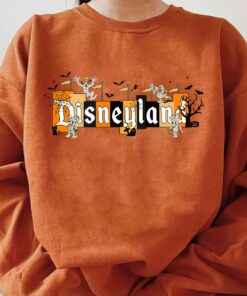 Disney Land Halloween Mickey Skeleton World Sweatshirt 1