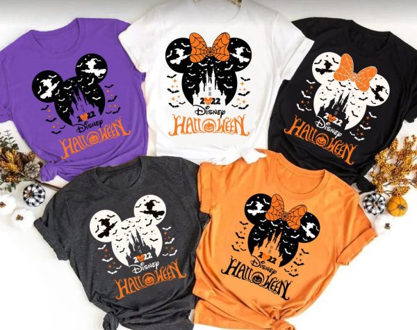 Disney Mickey Minnie Disneyland Halloween Boo Bash Family Shirt