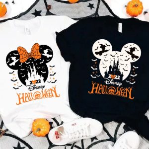 Disney Mickey Minnie Disneyland Halloween Boo Bash Family Shirt 2