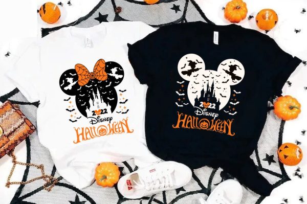 Disney Mickey Minnie Disneyland Halloween Boo Bash Family Shirt