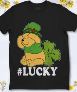 Disney Pooh Winnie The Lucky Shamrock St Patricks Day T Shirt 1