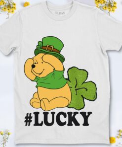 Disney Pooh Winnie The Lucky Shamrock St Patricks Day T Shirt 2