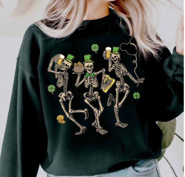 Disney Skeleton St Patrick’s Day Dancing Shirt