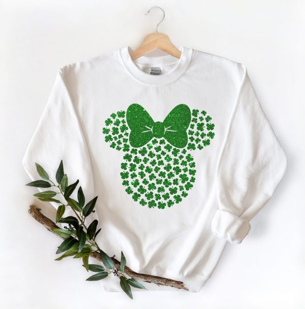 Disney St Patricks Day Shamrock Minnie Shirt