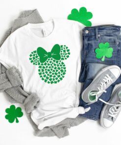 Disney St Patricks Day Shamrock Minnie Shirt 2