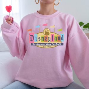 Pink hot sale disneyland sweatshirt