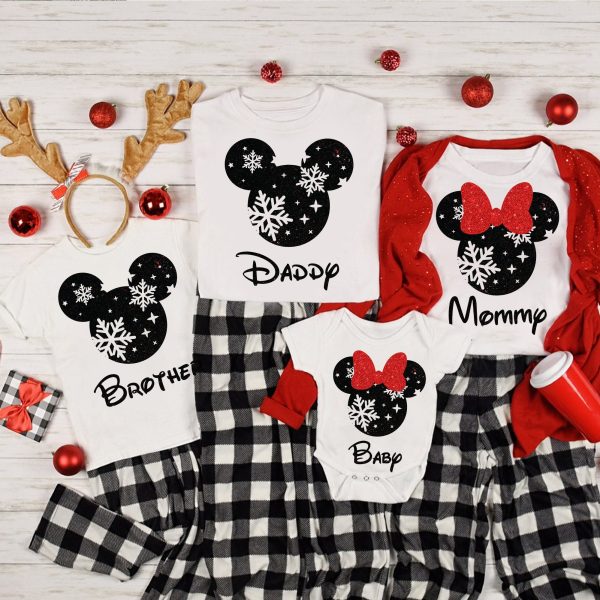 Disneyworld Mickey And Minnie Family Christmas Shirt