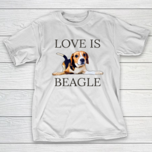 Dog Mom Shirt Beagle Shirt Women Men Kids Dog Mom Dad Love Is Pet Gift T-Shirt