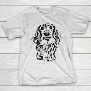 Dog Mom Shirt Long Hair Dachshund Cute Wiener Dog Lover Gift Doxie Mom Dad T-Shirt