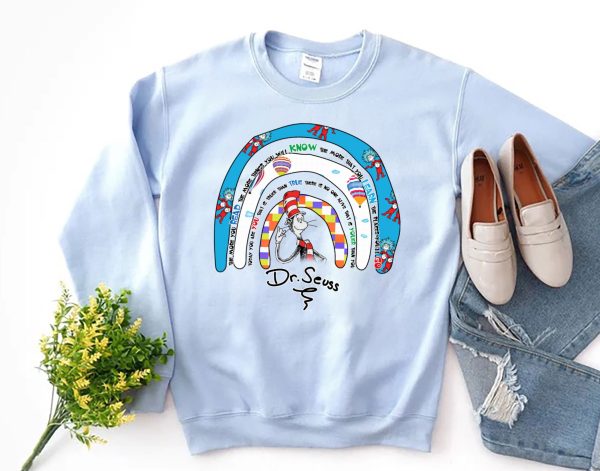 Dr. Seuss Cat In The Hat Teacher Read Across America Sweatshirt