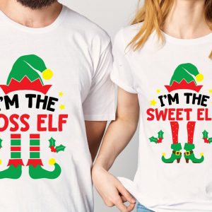 Elf Funny Matching Family Christmas Im The Sassy T Shirt 3