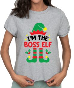 Elf Funny Matching Family Christmas Im The Sassy T Shirt 4