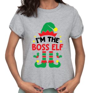 Elf Funny Matching Family Christmas Im The Sassy T Shirt 4