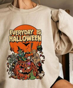 Everyday Is Halloween Spooky Horror Pumpkin Sweatshirt Shirt 1