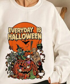 Everyday Is Halloween Spooky Horror Pumpkin Sweatshirt Shirt 2 Everyday Is Halloween Spooky Horror Pumpkin Sweatshirt Shirt 3
