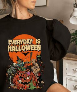 Everyday Is Halloween Spooky Horror Pumpkin Sweatshirt Shirt 4 Everyday Is Halloween Spooky Horror Pumpkin Sweatshirt Shirt 5