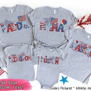 Family Matching 4th Of July Patriotic Ndependence Day Shirt