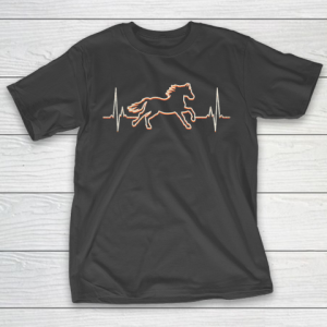 Father gift shirt Horse Retro Heartbeat 80s Style Gift T Shirt T-Shirt