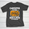 Father gift shirt Vintage Carpenter by week best Hunter by weekend gifts papa T Shirt T-Shirt