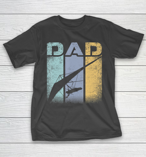 Father gift shirt Vintage Retro color Dad Hang Gliding Player man lovers sport T Shirt T-Shirt