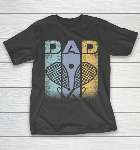 Father gift shirt Vintage Retro color Dad Racquetball Player man lovers sports T Shirt T-Shirt