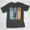 Father gift shirt Vintage Retro color Dad Yoga Player man lovers sports T Shirt T-Shirt