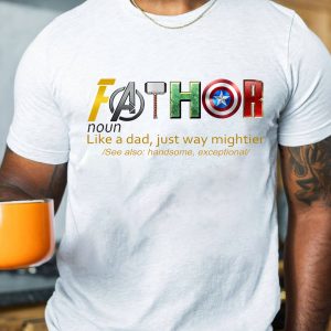 Fathers Day Fathor Noun Define T Shirt 3