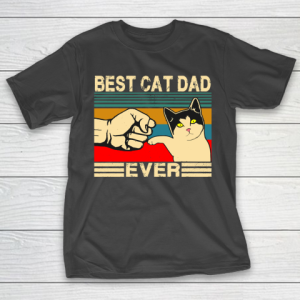 Father’s Day Funny Gift Ideas Apparel  Best Cat Dad Ever Funny Cat Daddy Father Day Gift T Shirt T-Shirt