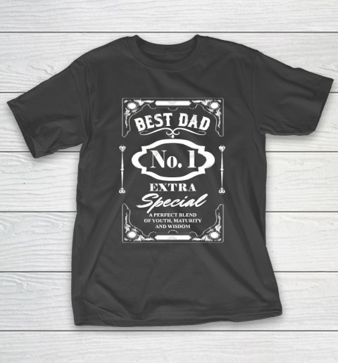 Father’s Day Funny Gift Ideas Apparel  Best Dad Funny Menu Papa Daddy Father T-Shirt