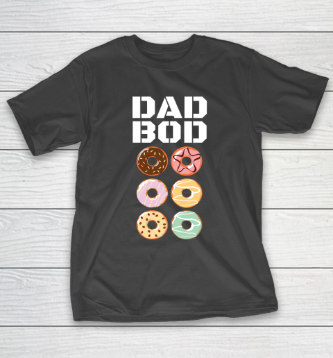 Father’s Day Funny Gift Ideas Apparel  Dad Bod Donut Abs Dad Father T Shirt T-Shirt