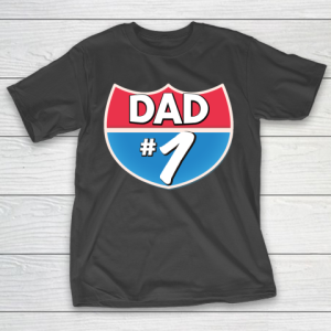 Father’s Day Funny Gift Ideas Apparel  Dad Number 1 T Shirt T-Shirt