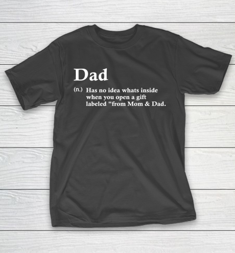 Father’s Day Funny Gift Ideas Apparel  Dad definition funny T Shirt T-Shirt