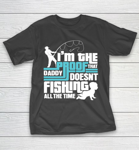 Father’s Day Funny Gift Ideas Apparel  Funny Fishing Dad T Shirt T-Shirt