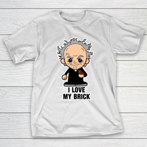 Father’s Day Funny Gift Ideas Apparel  Lil Father Jack  Brick T-Shirt