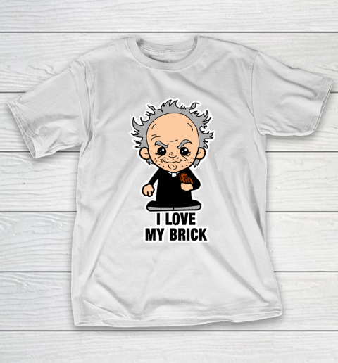 Father’s Day Funny Gift Ideas Apparel  Lil Father Jack  Brick T-Shirt