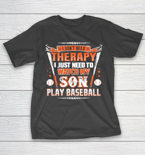 Father’s Day Funny Gift Ideas Apparel  Proud Baseball Dad T Shirt T-Shirt
