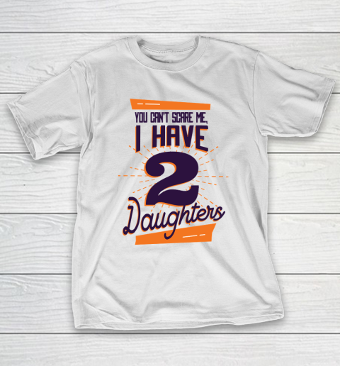 Father’s Day Funny Gift Ideas Apparel  Two Daughters Zwei Touchter T Shirt T-Shirt