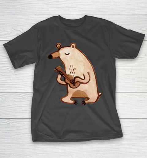 Father’s Day Funny Gift Ideas Apparel  Ukulele Bear T Shirt T-Shirt