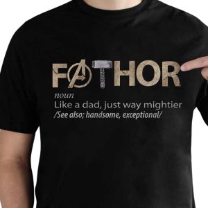 Fathers Day Shirts From Daughter Fathers Dad Father Definition Hero 3