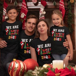 Festive Christmas Family Pajama Shirt 1