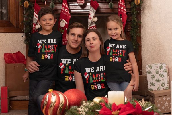 Festive Christmas Family Pajama Shirt