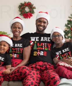 Festive Christmas Family Pajama Shirt 2