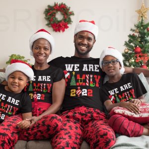 Festive Christmas Family Pajama Shirt 2