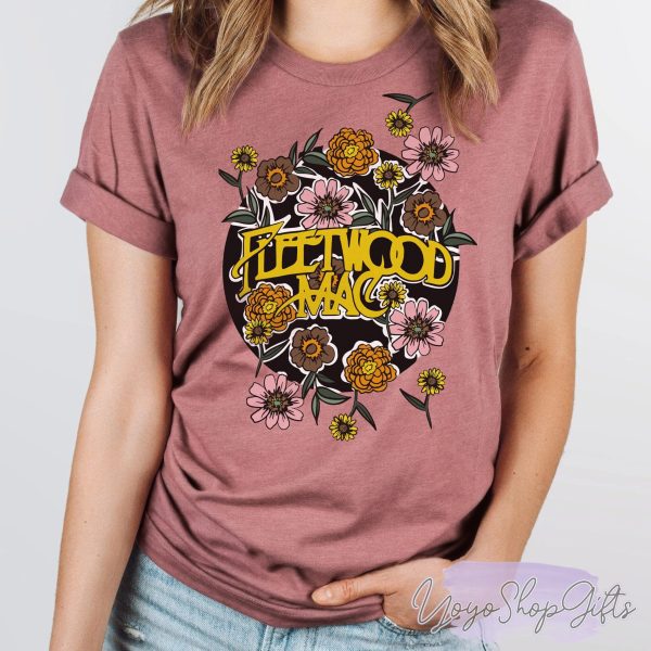 Fleetwood Mac Rock Band T Shirt For Women