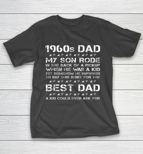 Funny 1960s Dad Boy Dad And Son Father’s Day T-Shirt