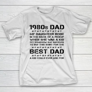 Funny Girl Dad 1980s Dad And Daughter Father’s Day T-Shirt